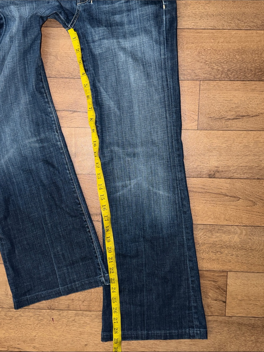 7 For All Mankind Size 26 Dojo Jeans Made In USA Sexy Denim Coastal Cowgirl Farm - Picture 15 of 16
